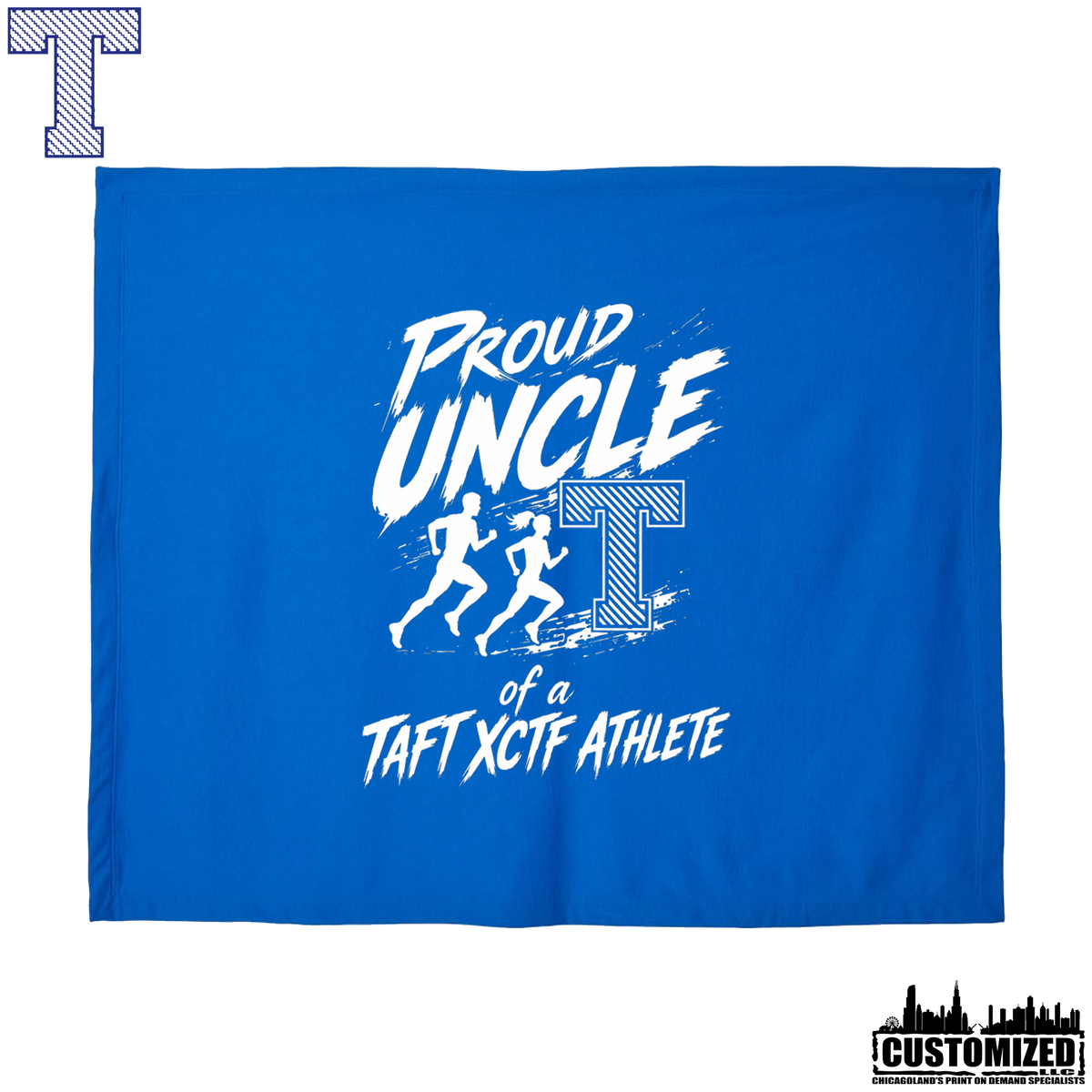Taft Cross Country Proud Uncle Stadium Blanket - Royal