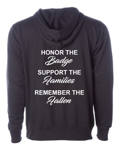 100 Club "Honor-Support-Remember" Midweight Hoodie - Black