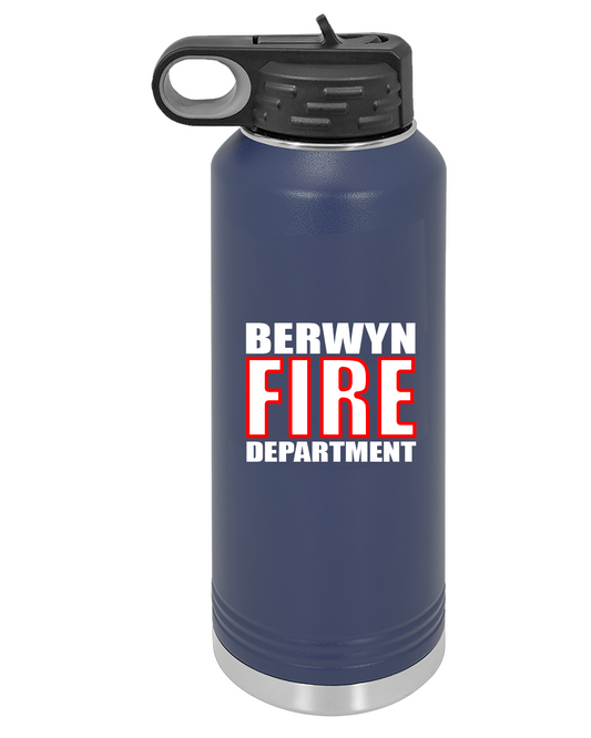 Berwyn Fire Dept. - 40oz Navy Water Bottle