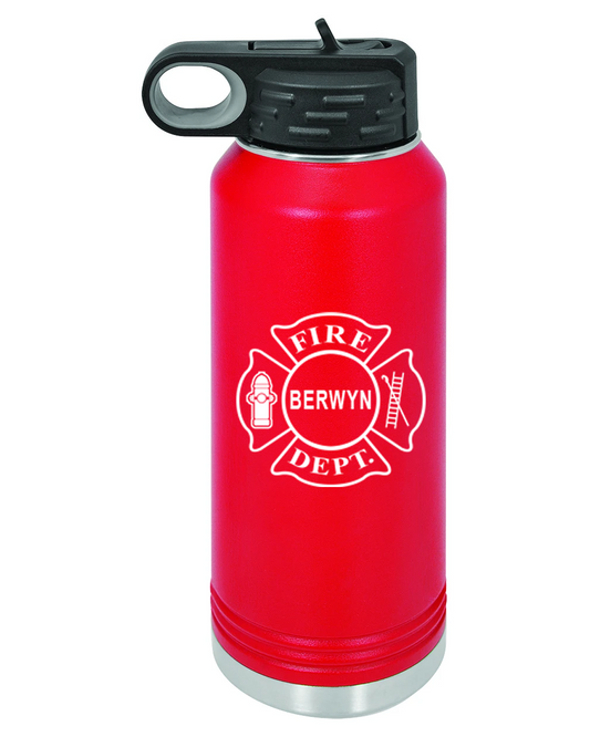 Berwyn Fire Dept. - 40oz Red Water Bottle