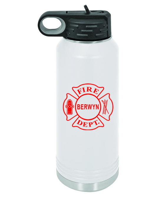 Berwyn Fire Dept. - 40oz White Water Bottle