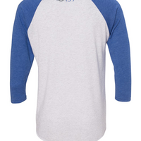 W159 Next Level Unisex Triblend Three-Quarter Sleeve Raglan