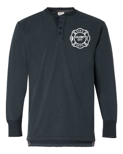 CCFD Vintage Navy Henley