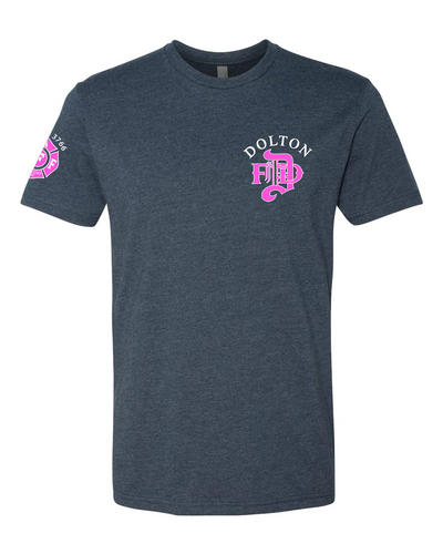 Dolton Fire Dept. - Breast Cancer Awareness Short Sleeve Shirt