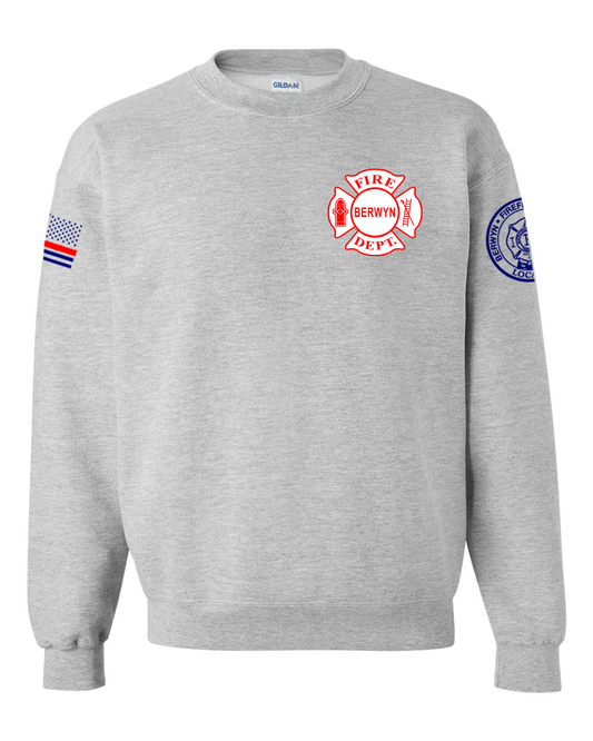 Berwyn Fire Dept. - Grey DryBlend Crewneck