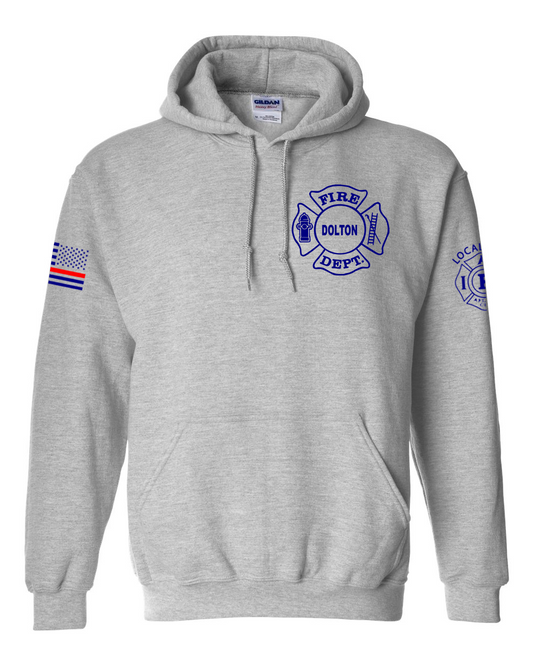 Dolton Fire Dept. - Grey DryBlend Hoodie