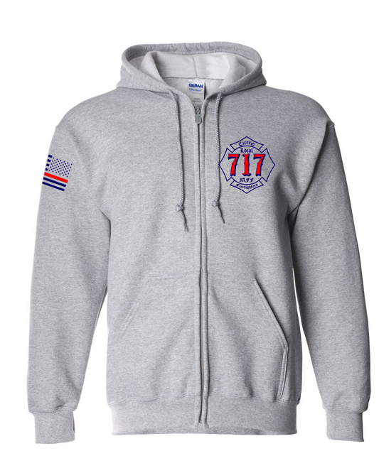 CFD Gildan Duty Zip up - Sport Grey