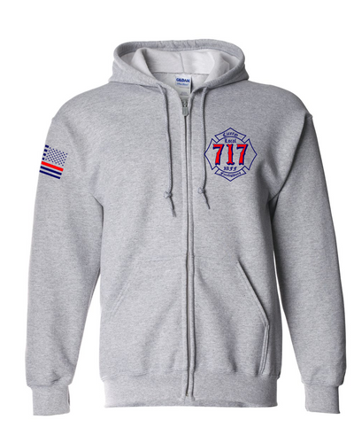 CFD Gildan Duty Zip up - Sport Grey
