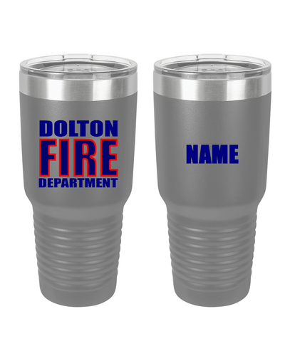 Dolton Fire Dept. - 30oz Grey Ringneck Tumbler
