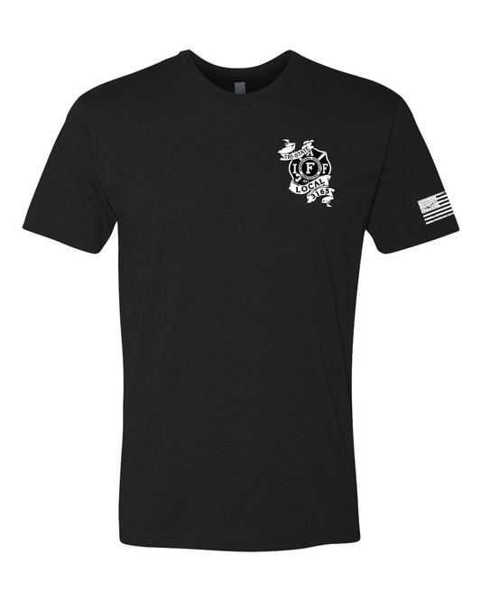 Tri-State Firefighters Next Level Short Sleeve shirt - Blk