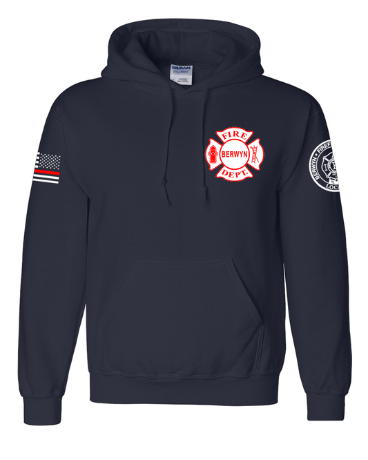 Berwyn Fire Dept. - Navy DryBlend Hoodie