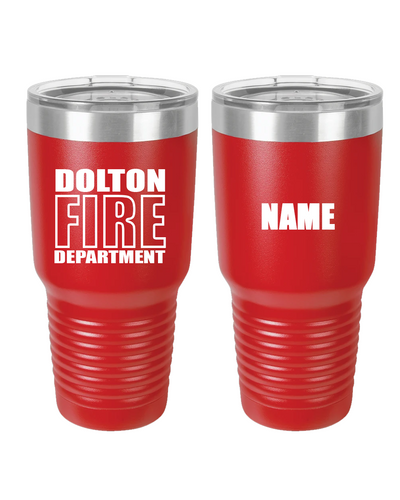 Dolton Fire Dept. - 30oz Red Ringneck Tumbler
