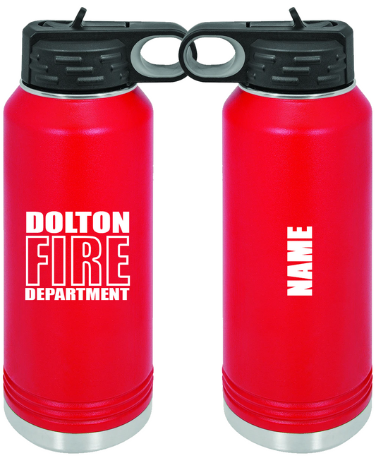 Dolton Fire Dept. - 40oz Red Water Bottle