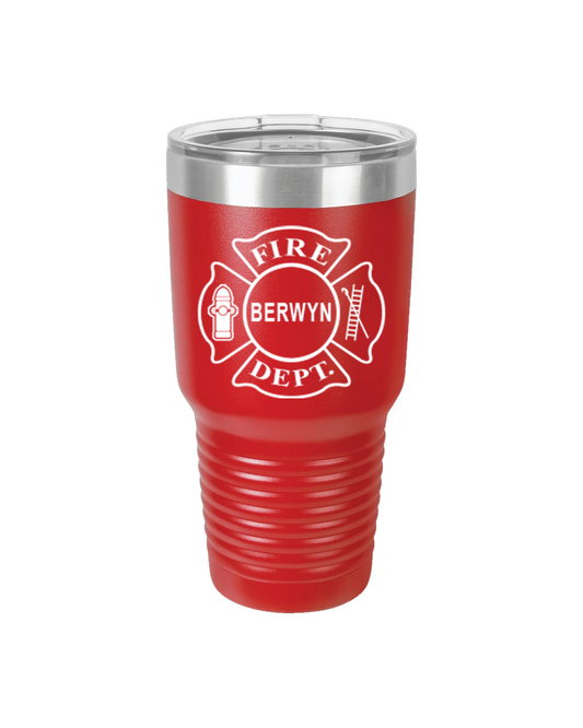 Berwyn Fire Dept. - 30oz Red Ringneck Tumbler
