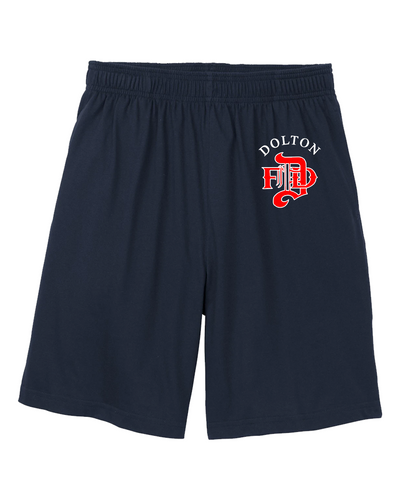 Dolton Fire Dept. - Navy Jersey Knit Short with Pockets