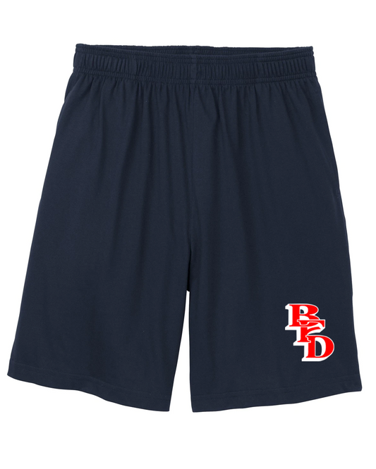 Berwyn Fire Dept. - Navy Jersey Knit Short with Pockets