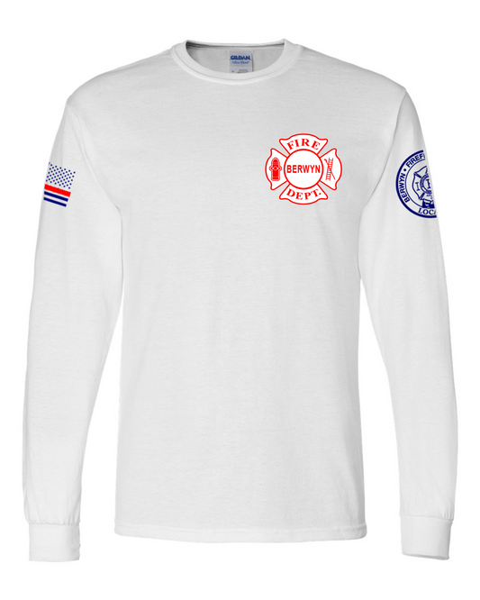 Berwyn Fire Dept. - White Long Sleeve Shirt