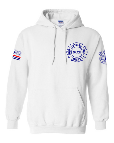 Dolton Fire Dept. - White DryBlend Hoodie
