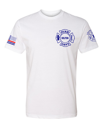 Dolton Fire Dept. - White Short Sleeve Shirt