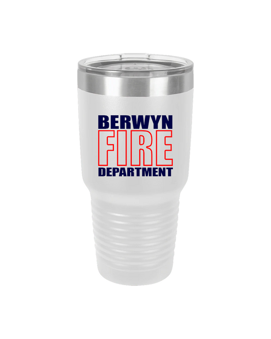 Berwyn Fire Dept. - 30oz White Ringneck Tumbler